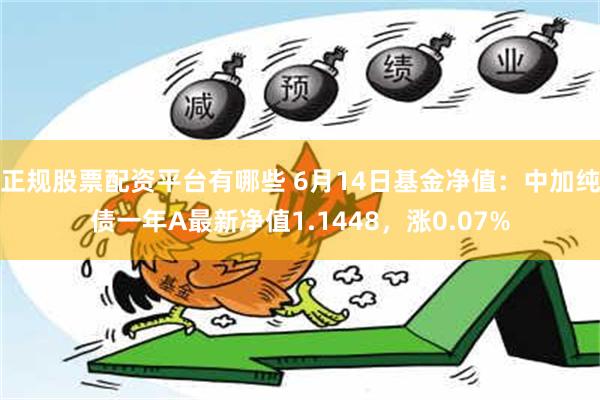 正规股票配资平台有哪些 6月14日基金净值：中加纯债一年A最新净值1.1448，涨0.07%