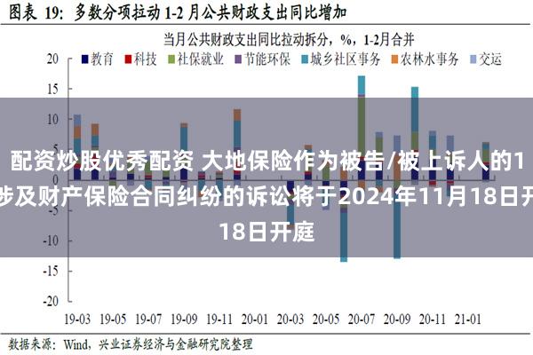 配资炒股优秀配资 大地保险作为被告/被上诉人的1起涉及财产保险合同纠纷的诉讼将于2024年11月18日开庭